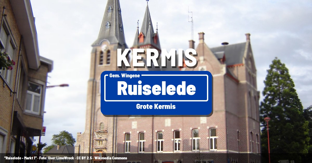 Kermis Ruiselede 20 augustus 2027