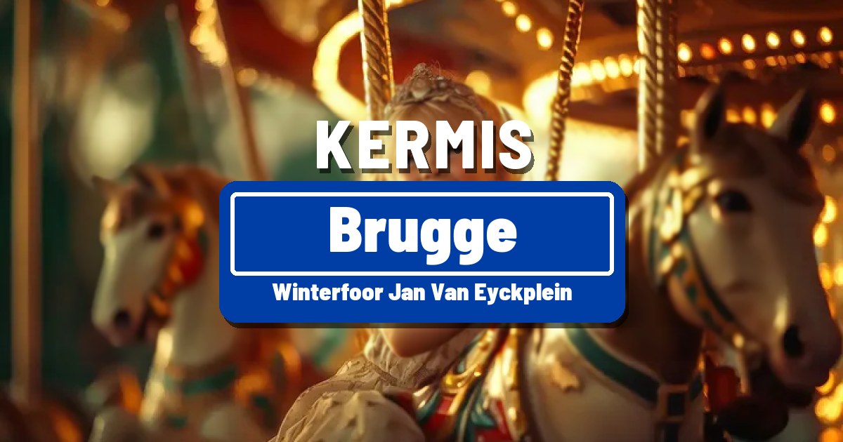 Winterfoor Jan van Eyckplein in Brugge - Brugge