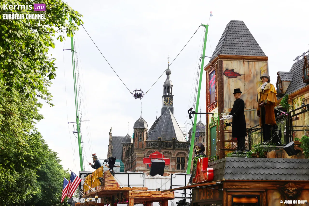 Overzichtsfoto van de Zomerkermis in Deventer