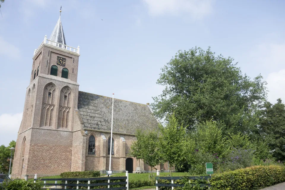 Locatie van de kermis in Haringhuizen