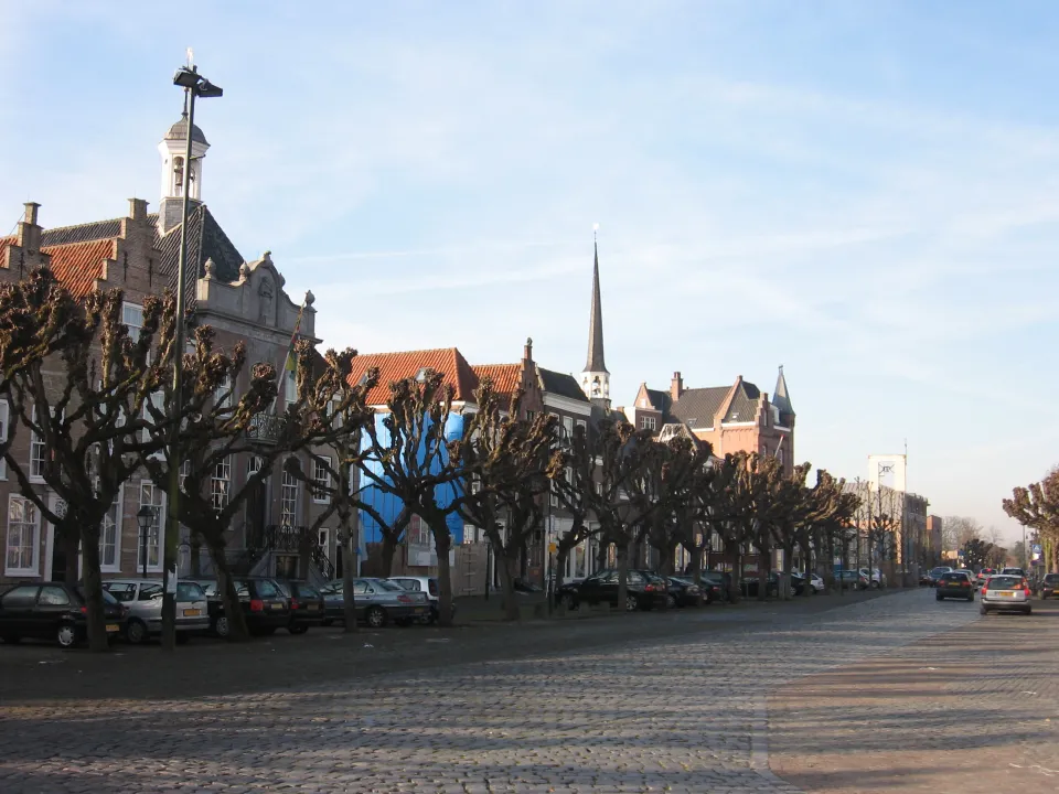 Locatie van de kermis in Geertruidenberg