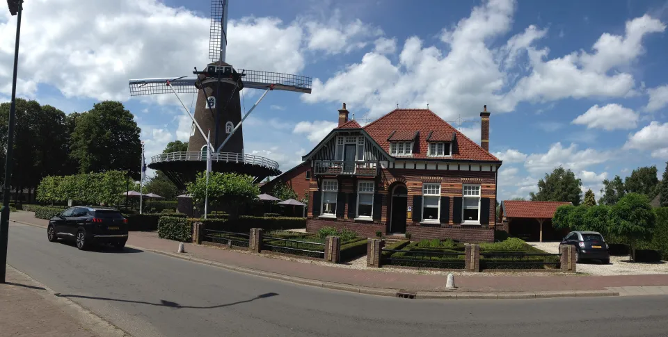 Locatie van de kermis in Rijkevoort