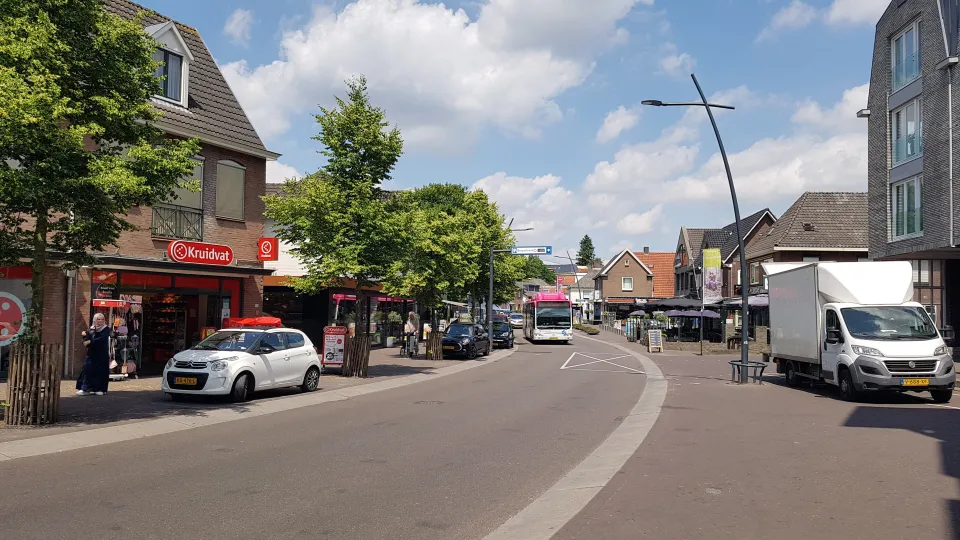 Locatie van de kermis in Groesbeek