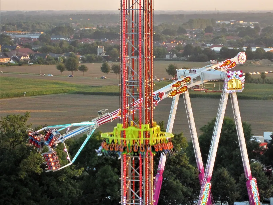 Locatie van de kermis in Vechta
