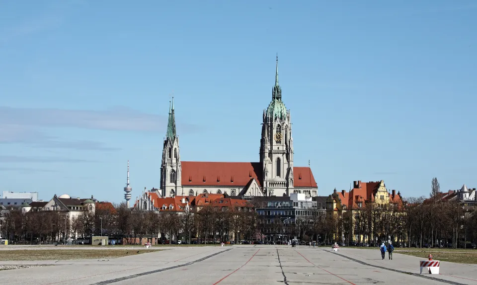 Locatie van de kermis in München