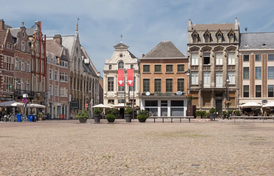 Locatie van de kermis in Lier