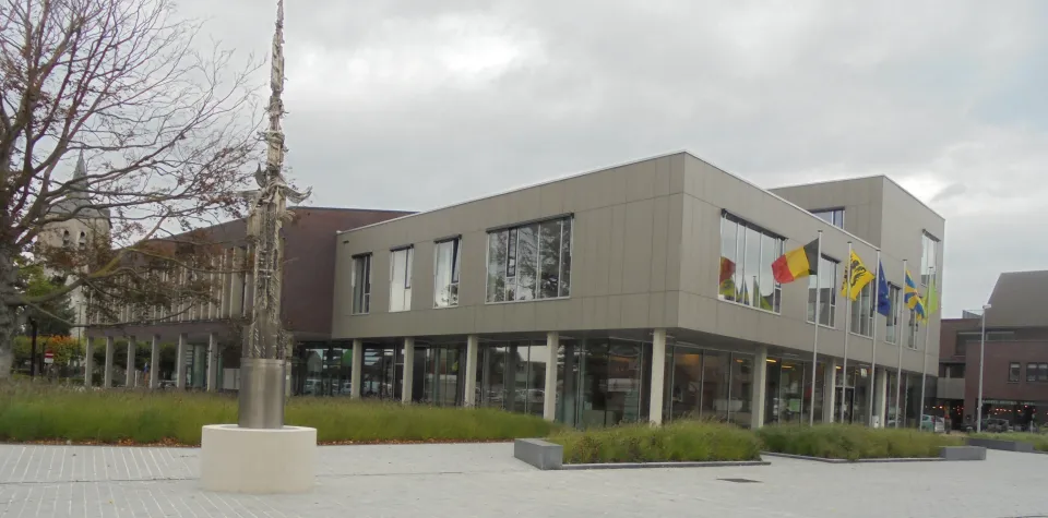 Locatie van de kermis in Zedelgem