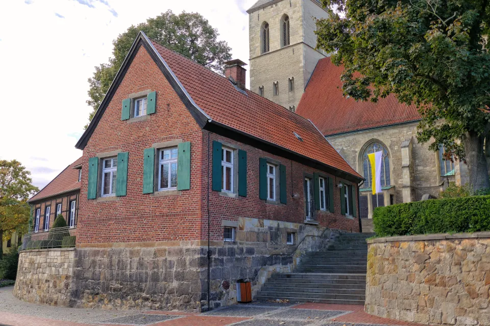 Locatie van de kermis in Greven