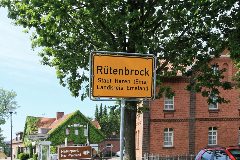 Locatie van de kermis in Rütenbrock
