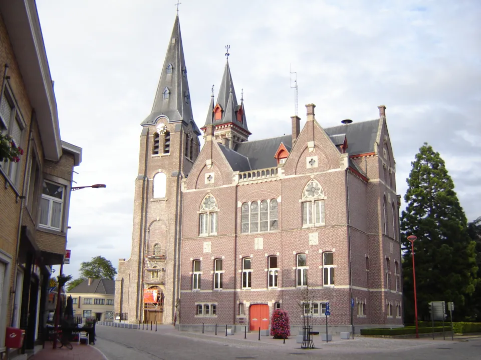 Locatie van de kermis in Ruiselede