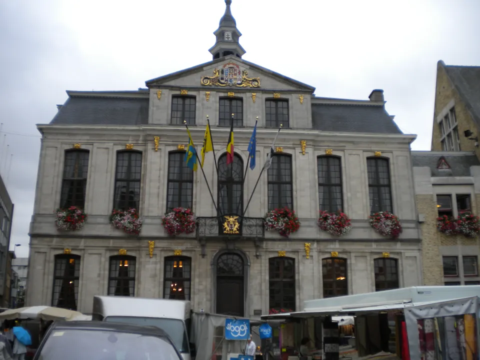 Locatie van de kermis in Roeselare
