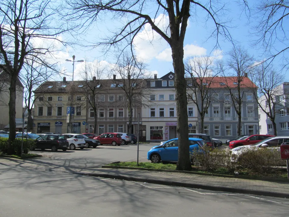 Locatie van de kermis in Schwelm