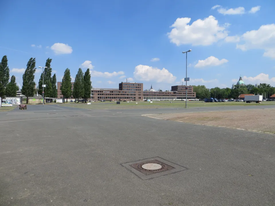 Locatie van de kermis in Hannover