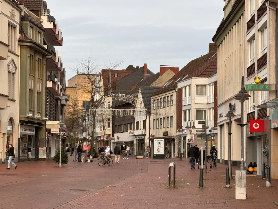 Locatie van de kermis in Gütersloh