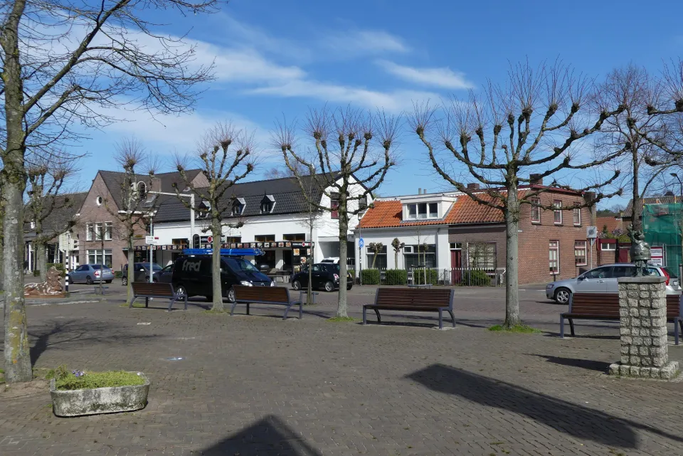 Locatie van de kermis in Ulvenhout