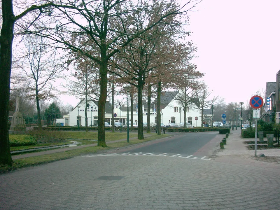Locatie van de kermis in Lieshout