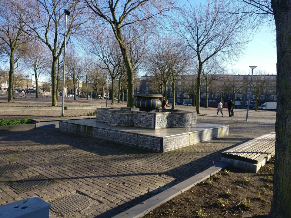 Locatie van de kermis in Rotterdam