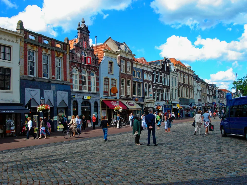 Locatie van de kermis in Gouda