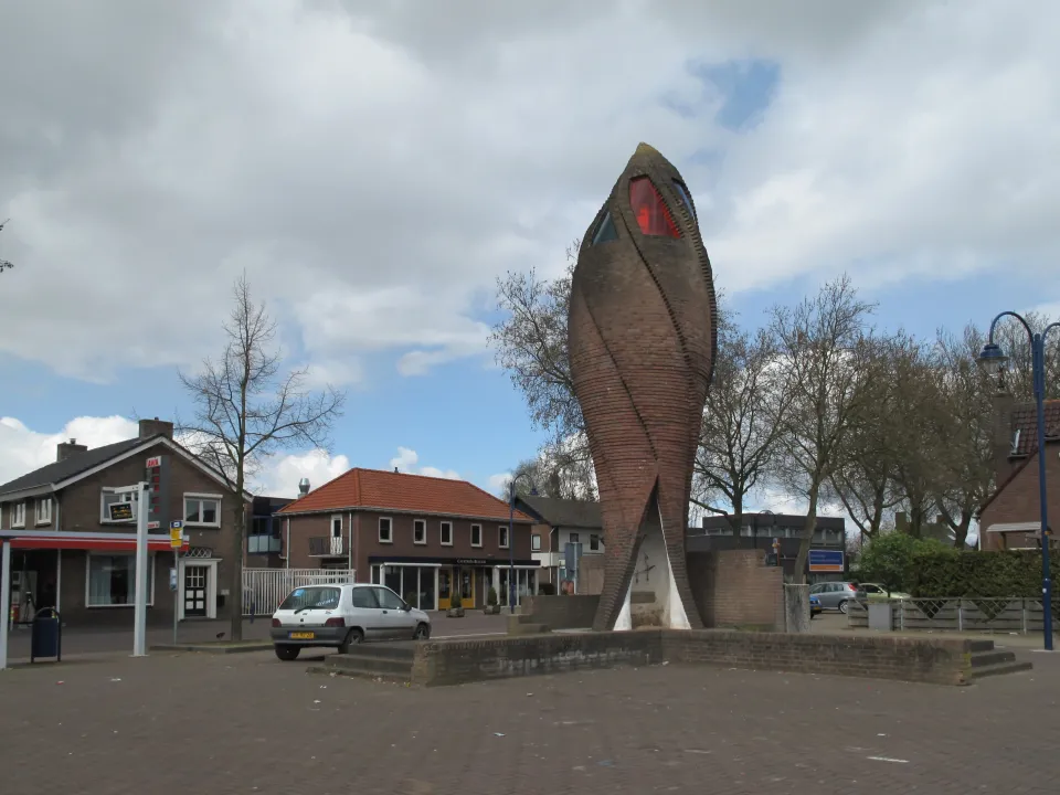 Locatie van de kermis in Gendt