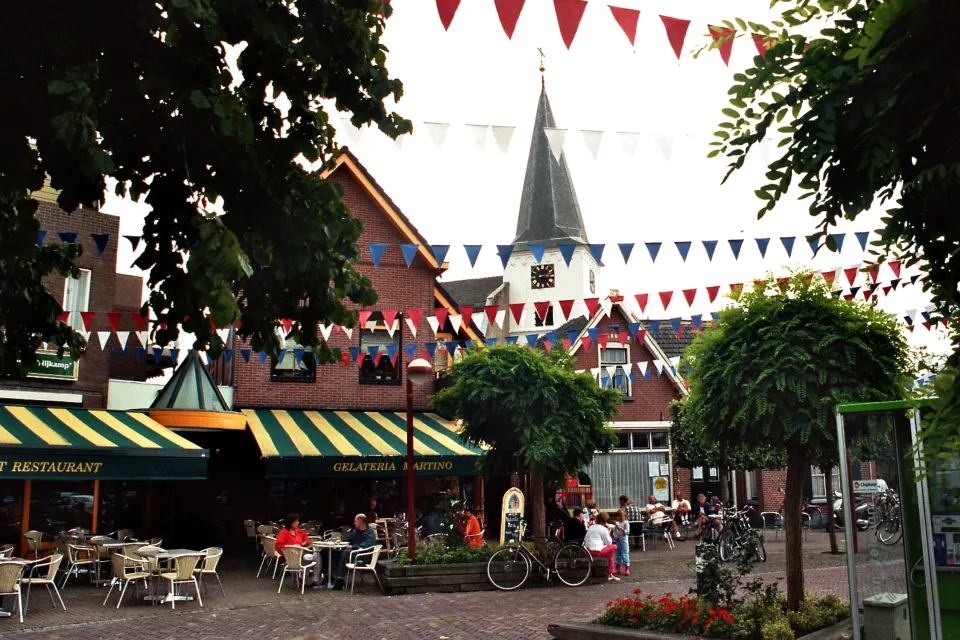 Locatie van de kermis in Holten