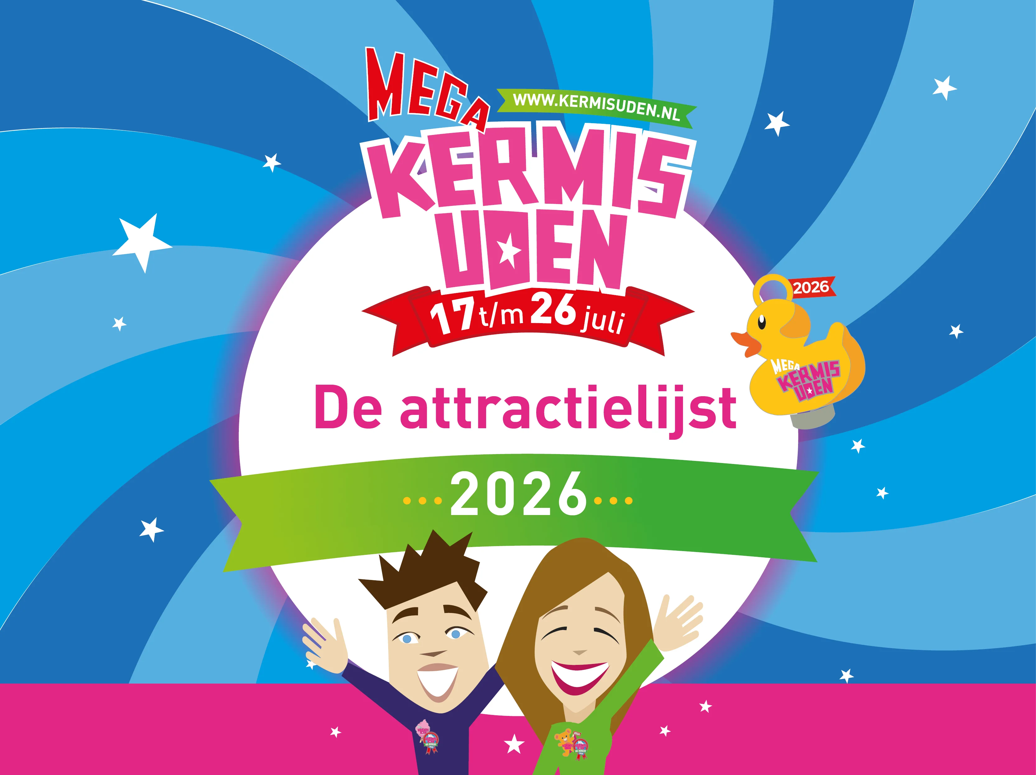 Mega Kermis Uden is echt mega: 10 nieuwe attracties en volop spektakel