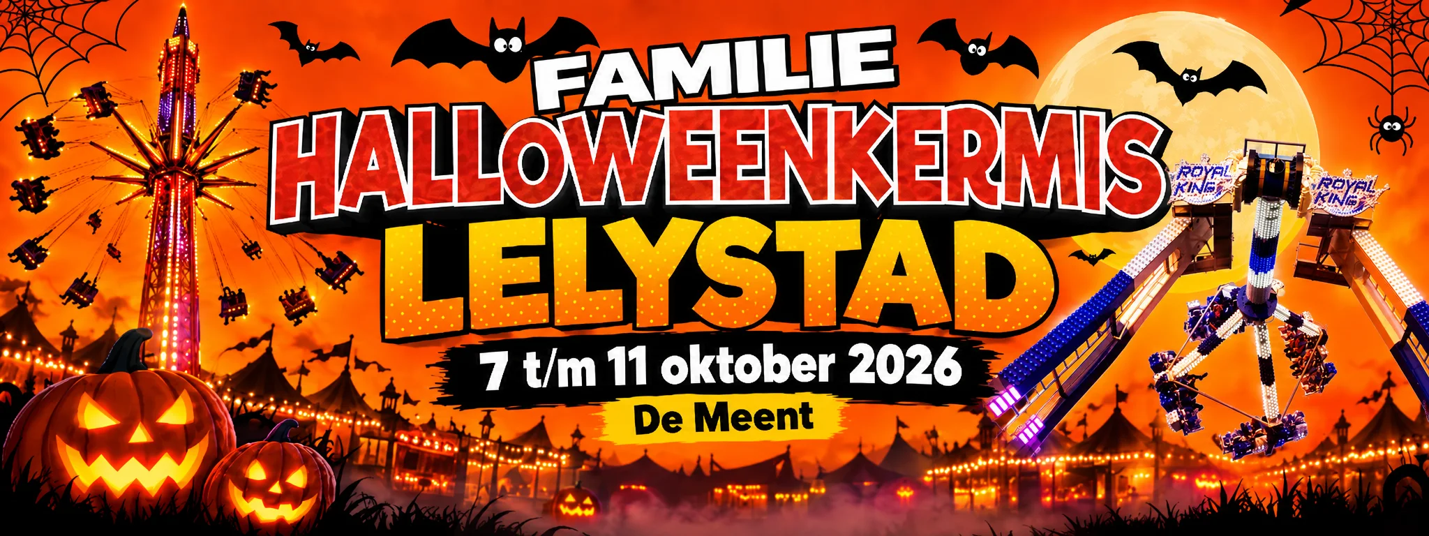 Halloweenkermis Lelystad begint woensdag: vijf dagen kermis en Fright Nights