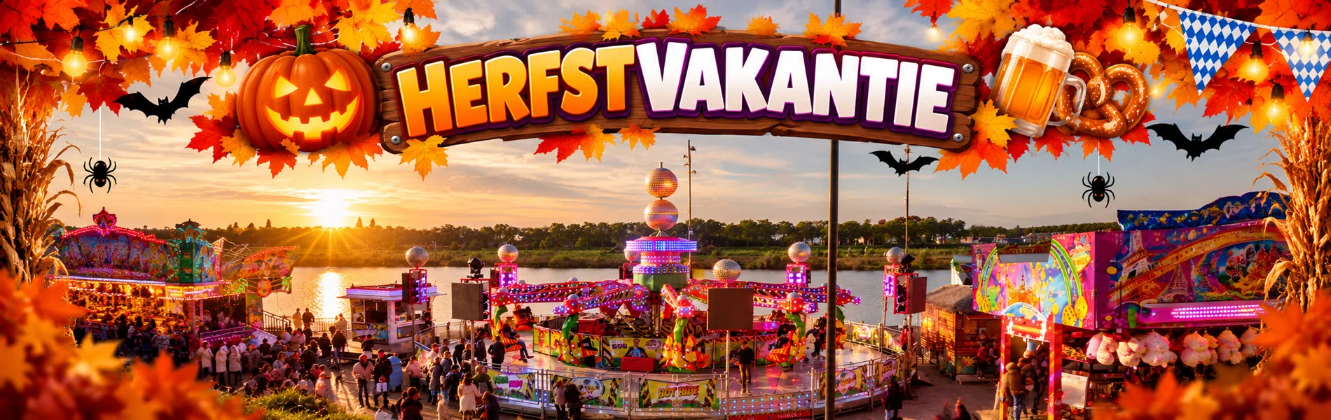Herfstvakantie 2026: volop najaarskermissen en Halloweenkermissen in Nederland